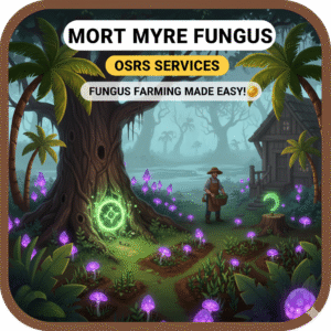 Mort myre fungus w/ POH & Fairy ring (x100)